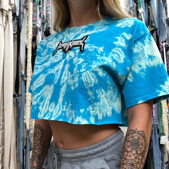 DEATH ANGEL band cropped and tie dyed tee! - Picture 2 of 4